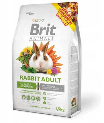 Attēls no BRIT Animals Rabbit Adult Complete - rabbit food - 1.5kg