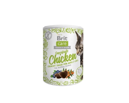 Picture of BRIT Care Cat Snack Superfruits Chicken - cat treat - 100 g
