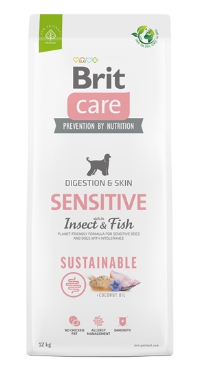 Picture of BRIT Care Dog Sustainable Sensitive Insect & Fish - dry dog food - 12 kg