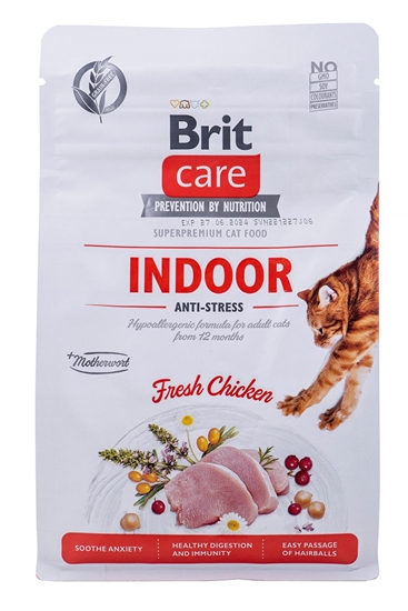 Picture of BRIT Care Grain-Free Adult Indoor Anti-Stress - dry cat food - 400 g
