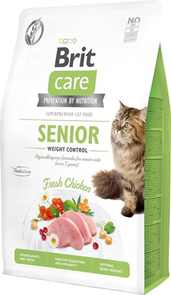 Attēls no BRIT Care Grain-Free Senior Weight Control - dry cat food - 2 kg