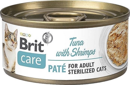 Attēls no BRIT Care Tuna with Shripms Sterlized - wet cat food - 70g
