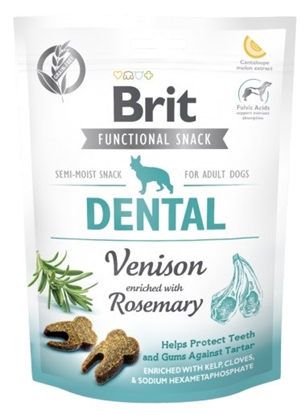 Attēls no BRIT Functional Snack Dental Venison - Dog treat - 150g
