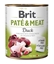 Attēls no BRIT Paté & Meat with Duck - wet dog food - 800g