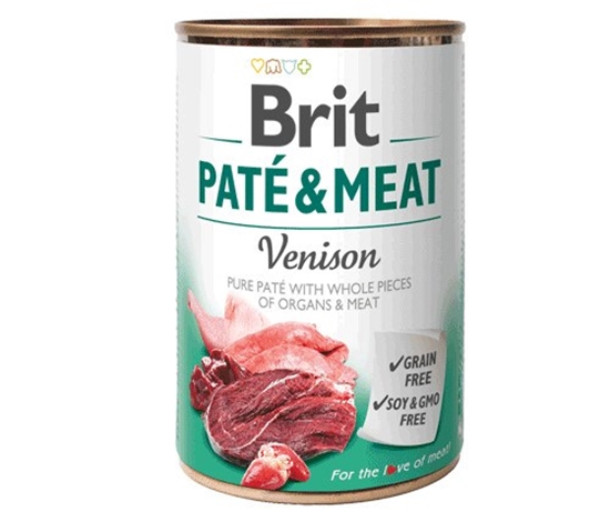 Picture of BRIT Paté & Meat with game - wet dog food - can - 400 g