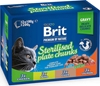 Picture of BRIT Premium Cat Sterilised Plate - wet cat food - 12x100g