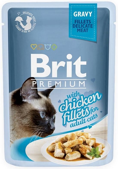 Изображение BRIT Premium with Chicken Fillets - wet cat food - 85g