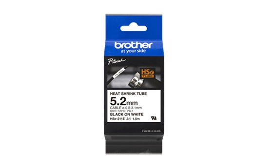 Picture of Brother HSE211E printer ribbon Black