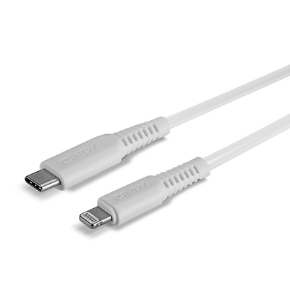 Picture of Lindy 2m USB C to Lightning Cable white