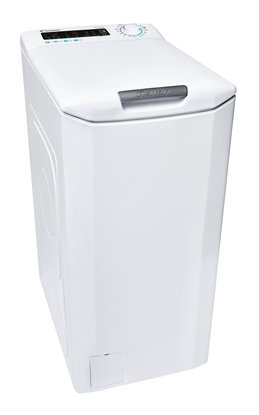 Picture of Candy | CSTG 38TMCE/1-S | Washing Machine | Energy efficiency class B | Top loading | Washing capacity 8 kg | 1300 RPM | Depth 60 cm | Width 41 cm | Display | LCD | NFC | White