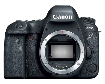 Attēls no Canon EOS 6D Mark II SLR Camera Body 26.2 MP CMOS 6240 x 4160 pixels Black