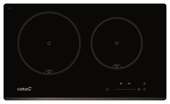 Изображение CATA | Hob | IB 2 PLUS BK/A | Induction | Number of burners/cooking zones 2 | Touch | Timer | Black