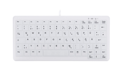Изображение CHERRY AK-C4110 keyboard USB QWERTZ German White
