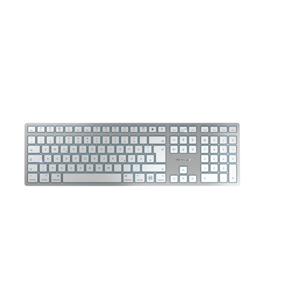 Attēls no CHERRY KW 9100 SLIM FOR MAC keyboard USB + Bluetooth QWERTZ German Silver