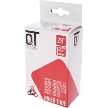 Изображение 28 x 1 3/8 (35/44-622/642) F/V 40mm QT Inner Tube