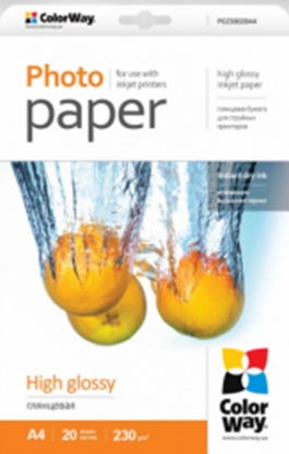 Picture of Photo Paper 20 pc. | PG230020A4 | 230 g/m² | A4 | Glossy