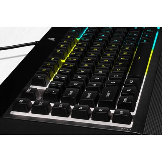 Picture of Corsair K55 RGB PRO keyboard USB QWERTY English Black