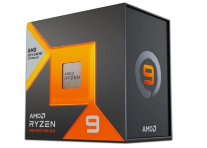 Picture of CPU|AMD|Desktop|Ryzen 9|7900X3D|4400 MHz|Cores 12|128MB|Socket SAM5|120 Watts|GPU Radeon|BOX|100-100000909WOF