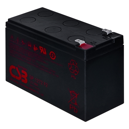 Picture of CSB GP1272F2 12V 7,2Ah battery
