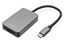 Attēls no Czytnik kart USB-C, 2-portowy UHS-II SD4.0 TF4.0 High Speed, aluminiowy, Szary 