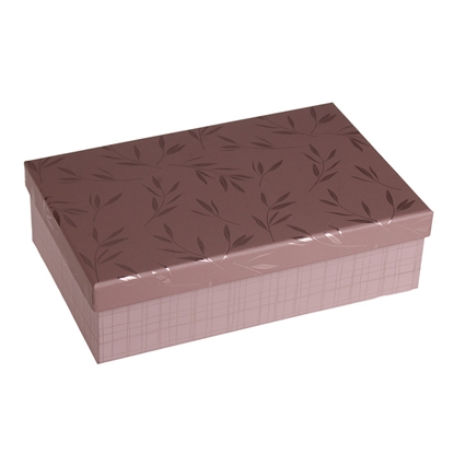 Picture of Dāvanu kaste taisnst. rozā zelta 22.4x14.4x6.3cm