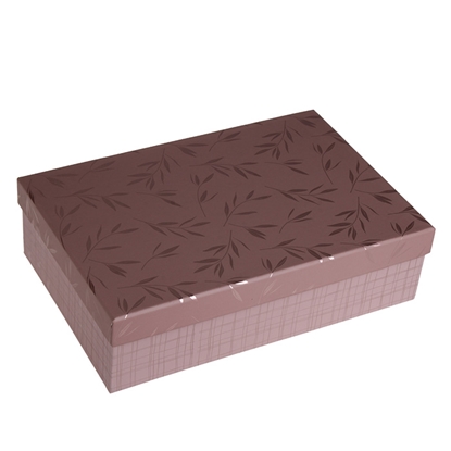 Picture of Dāvanu kaste taisnst. rozā zelta 26.4x17.6x7.3cm