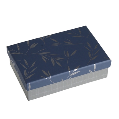 Picture of Dāvanu kaste taisnst. zila, sudraba 14.6x9.6x4.2cm