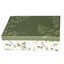 Изображение Dāvanu kaste taisnstūru ar lapām 27x18.5x9cm zaļa