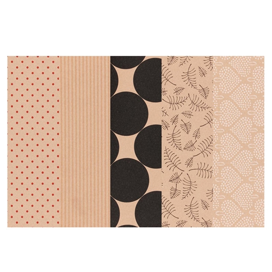 Picture of Dāvanu papīrs Winteria Kraft 70cmx5m