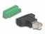 Picture of Delock Adapter RJ45 male > Terminal Block 8 pin 2-part 3.81 mm