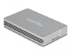 Picture of Delock USB4™ 40 Gbps Enclosure for 1 x M.2 NVMe SSD - tool free