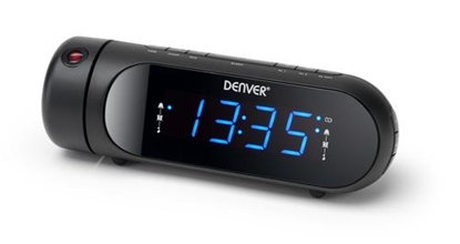 Attēls no Denver CPR-700 alarm clock Digital alarm clock Black