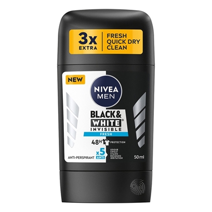 Attēls no Dezodorants Nivea Men Black&White Invisible Fresh 50ml
