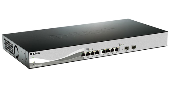 Picture of D-Link DXS-1210-10TS Managed L2/L3 10G Ethernet (100/1000/10000) 1U Black, Silver