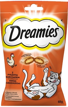 Picture of Dreamies 4008429037894 dog / cat treat Snacks Chicken 60 g