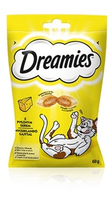 Picture of Dreamies 4008429037986 cats dry food 60 g Adult Cheese