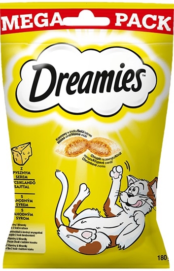 Picture of DREAMIES with cheese - cat treats - 180 g