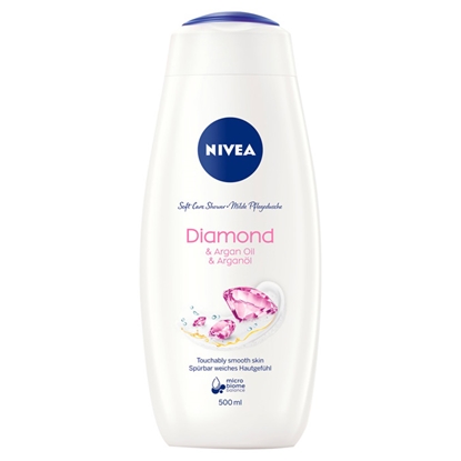 Attēls no Dušas želeja Nivea Diamond&Argan Oil 500ml