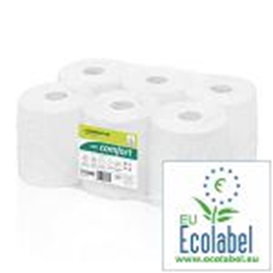 Picture of Dvieļi Satino Comfort,  1 slāņa,  300m,  izvelkams serd. balti