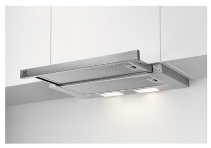 Attēls no Electrolux LFP326S cooker hood Semi built-in (pull out) Grey 410 m³/h C