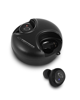 Изображение Esperanza EH228K headphones/headset Wireless In-ear Calls/Music Micro-USB Bluetooth Black