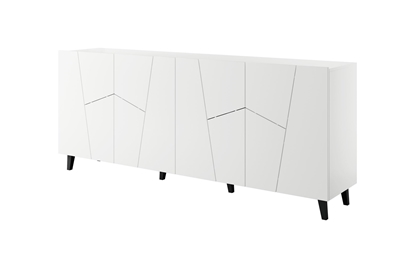 Picture of ETNA chest of drawers 200x42x82 white matt