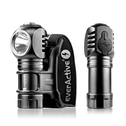 Attēls no EverActive FL-55R Dripple LED rechargeable hand/LED headlamp