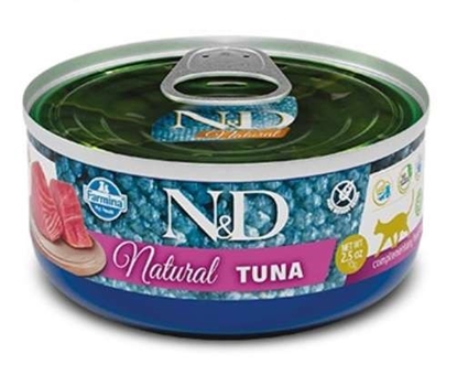 Attēls no FARMINA N&D Cat Natural Tuna - wet cat food - 70 g