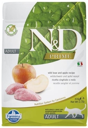 Picture of FARMINA N&D Prime Cat Boar and Apple Adult - dry cat food - 300 g