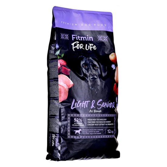 Изображение FITMIN Dog for Life Light&Senior - dry dog food - 12 kg