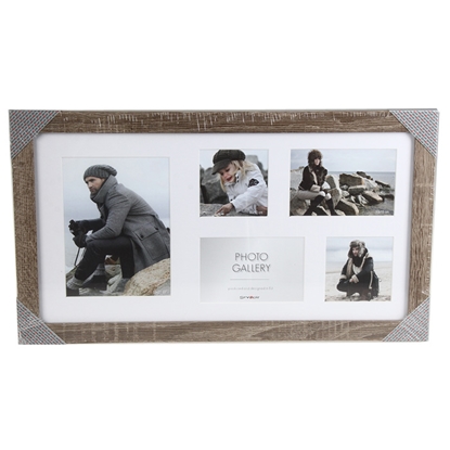 Attēls no Brīvs Fotorāmis Styler Galerija 27x51cm pelēkbrūna