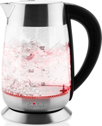 Picture of Gallet | Kettle | GALBOU792 | Electric | 2200 W | 1.8 L | Glass | 360° rotational base | Black