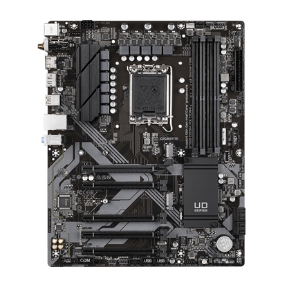 Изображение Gigabyte B760 DS3H AX DDR4 Motherboard - Supports Intel Core 14th CPUs, 8+2+1 Phases Digital VRM, up to 5333MHz DDR4 (OC), 2xPCIe 4.0 M.2, Wi-Fi 6E, GbE LAN, USB 3.2 Gen 2