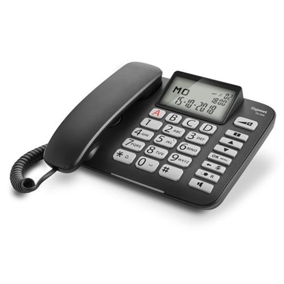 Picture of Gigaset DL580 telephone Analog telephone Caller ID Black